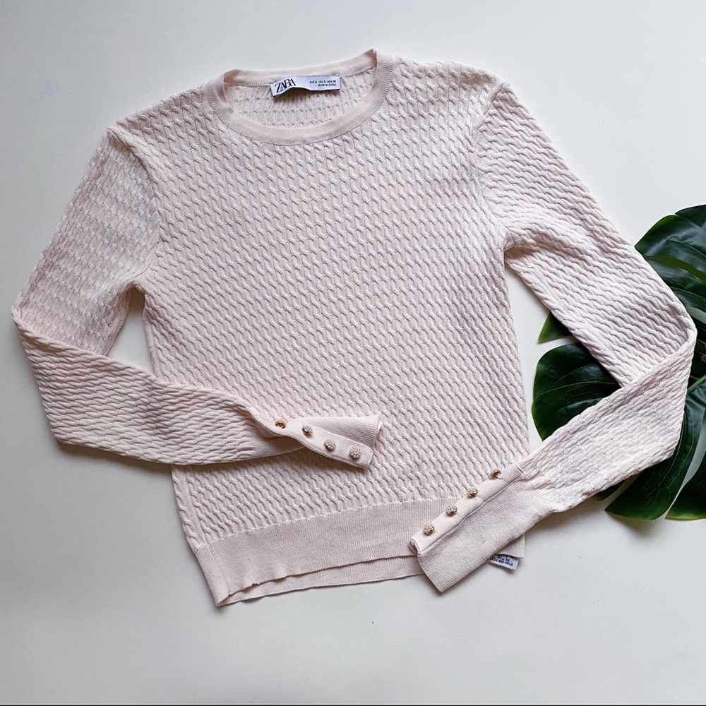 ZARA | VISCOSE | KNIT | CREW NECK SWEATER V2